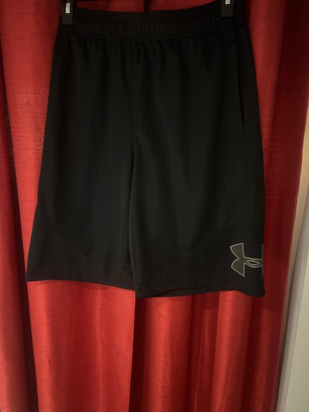Under Armour Black Men's Performance Training Shorts with Logo